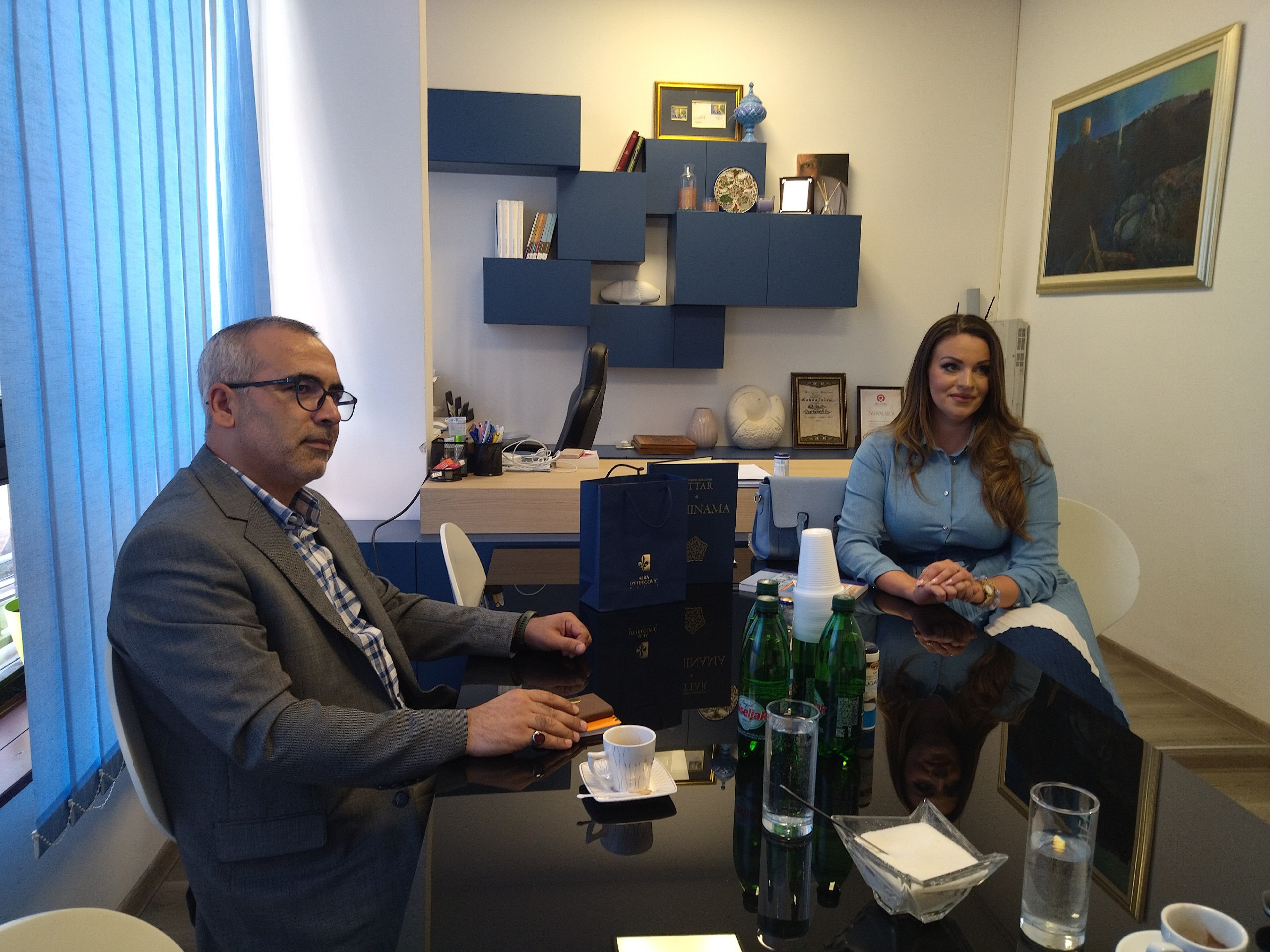 Meeting with the Directress of the “Alija Izetbegović” Museum